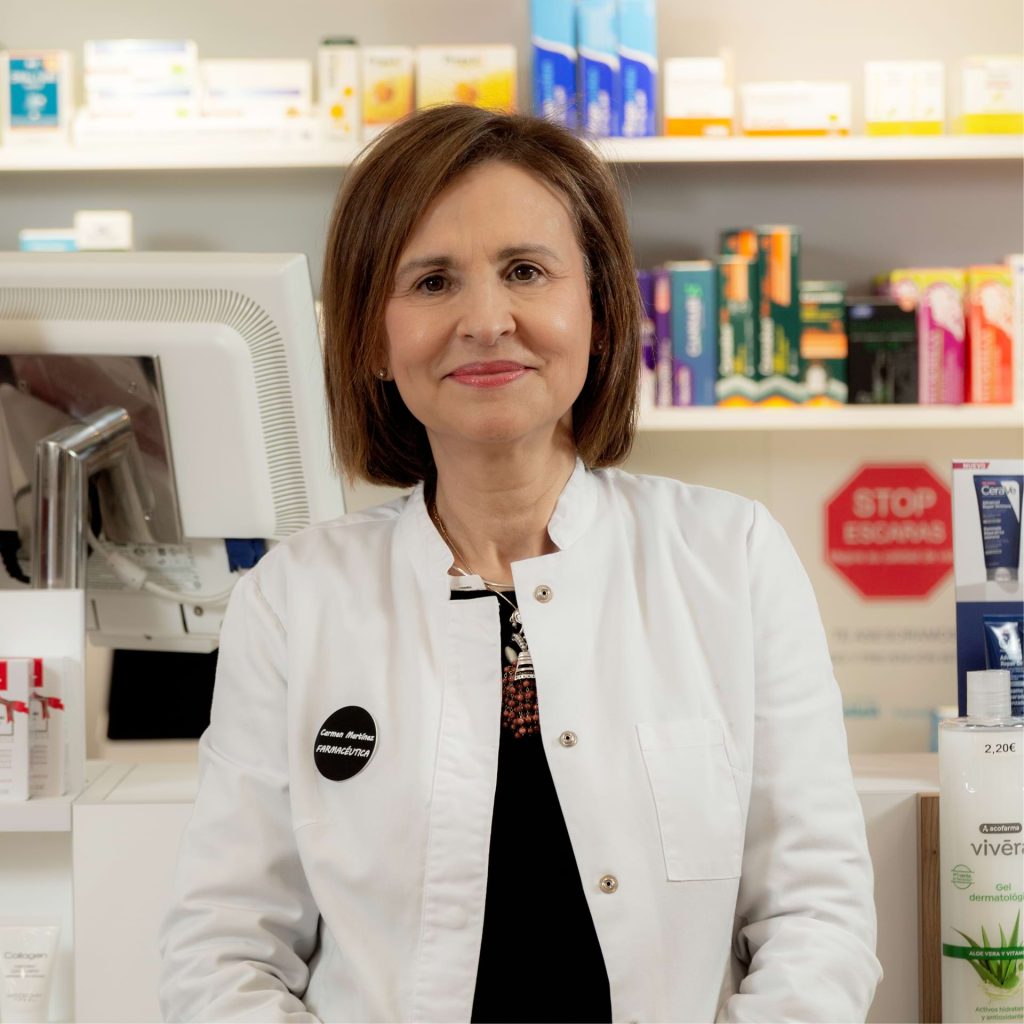 Carmen Martínez, farmacéutica