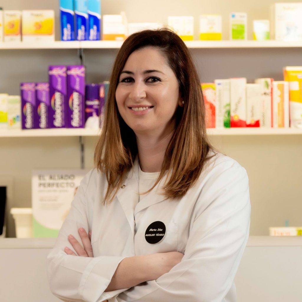 Marta Díaz, técnica farmacéutica